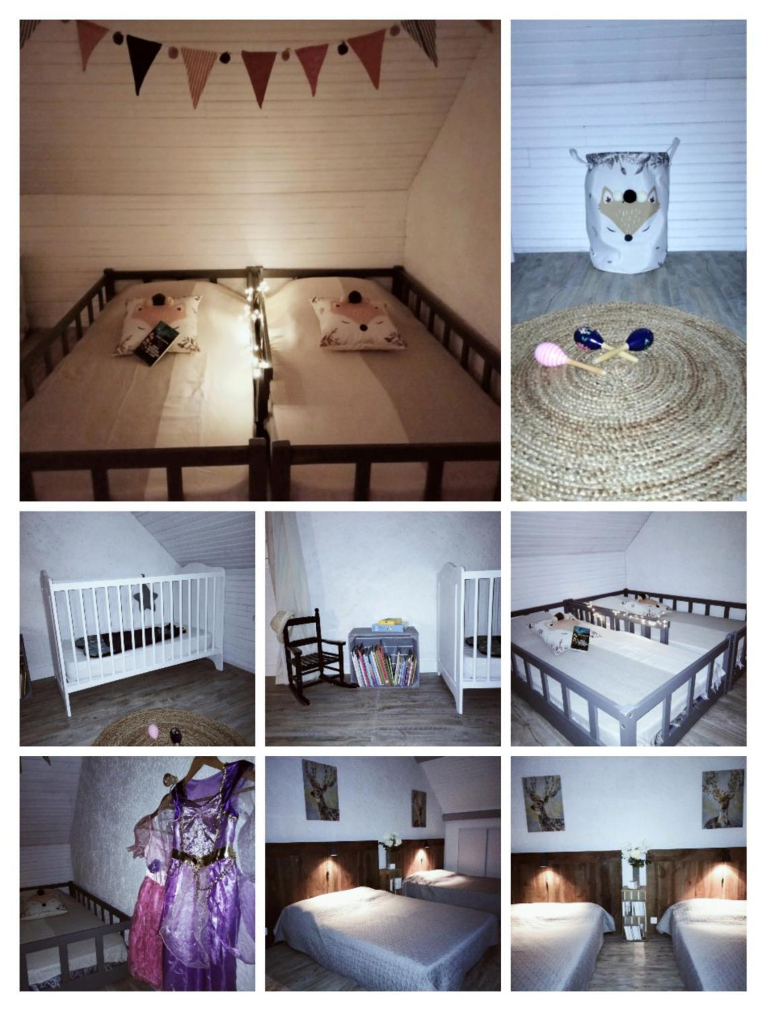 Chambre Familiale Anna "Mon Lit Au Pre" , Jusqu'A 4 Adultes Et 2 Enfants Avec Piscine Familles, Couples Ou Femmes Seulement Pontours المظهر الخارجي الصورة